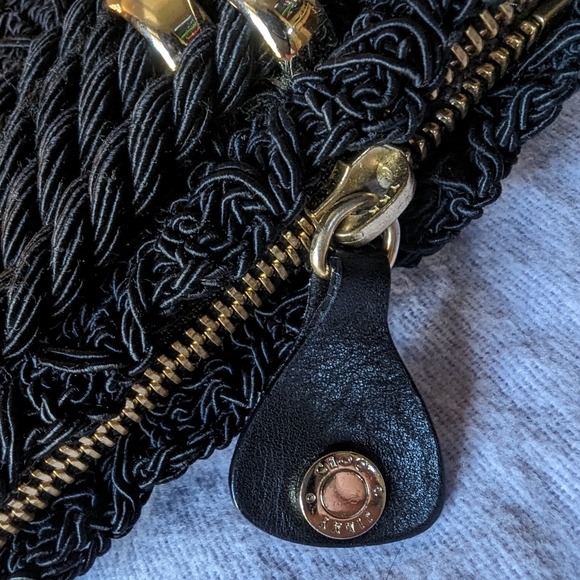 Auth Jimmy Choo Oversize Clutch w Gold Buckle-RARE - Picture 9 of 10